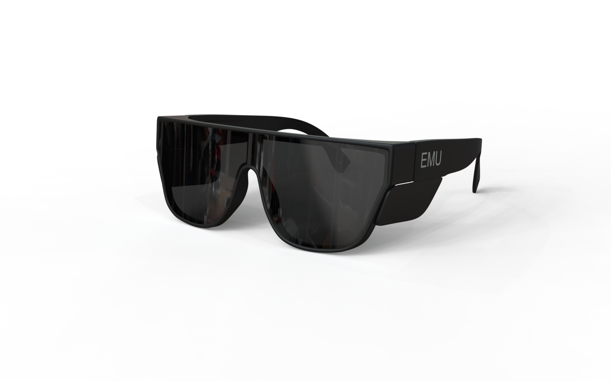 The Boss - Black Frame Black sides - Polarized - EMU Shop
