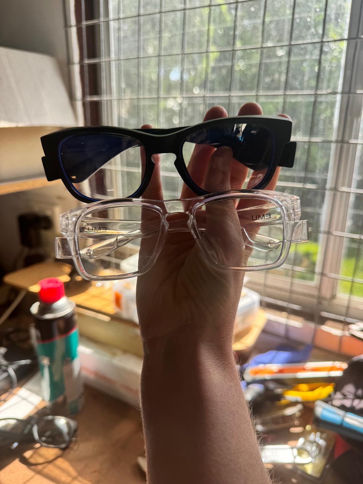 PRESCRIPTION - The Originals - Black Frame and Black Sides - EMU Safety