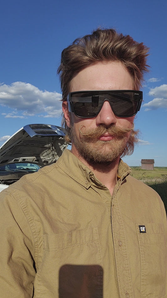 The Boss - Black Frame Black sides - Polarized