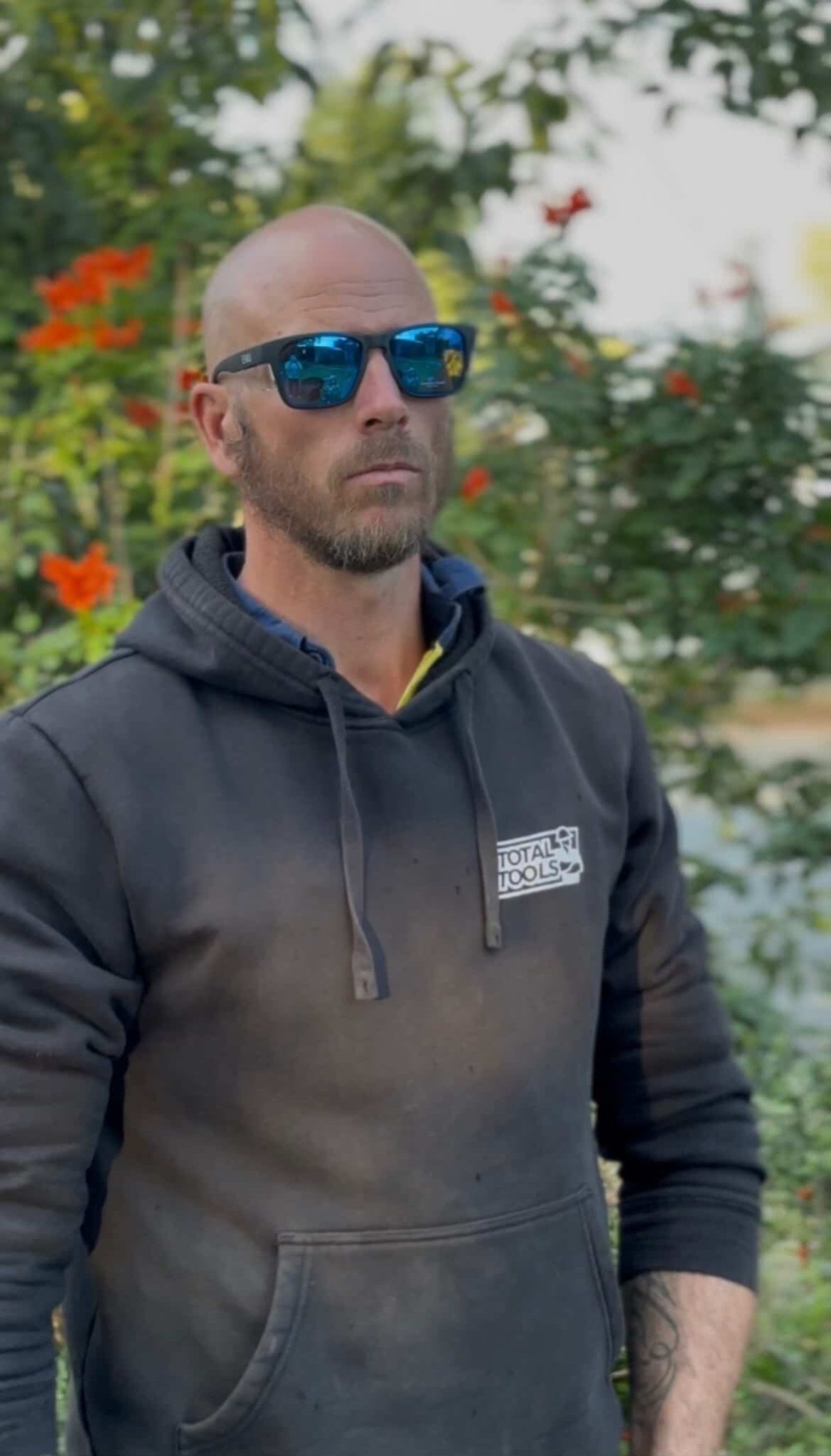 The Originals - Black Matt Frame and Clear Sides - Blue Mirror Polarised - EMU Safety