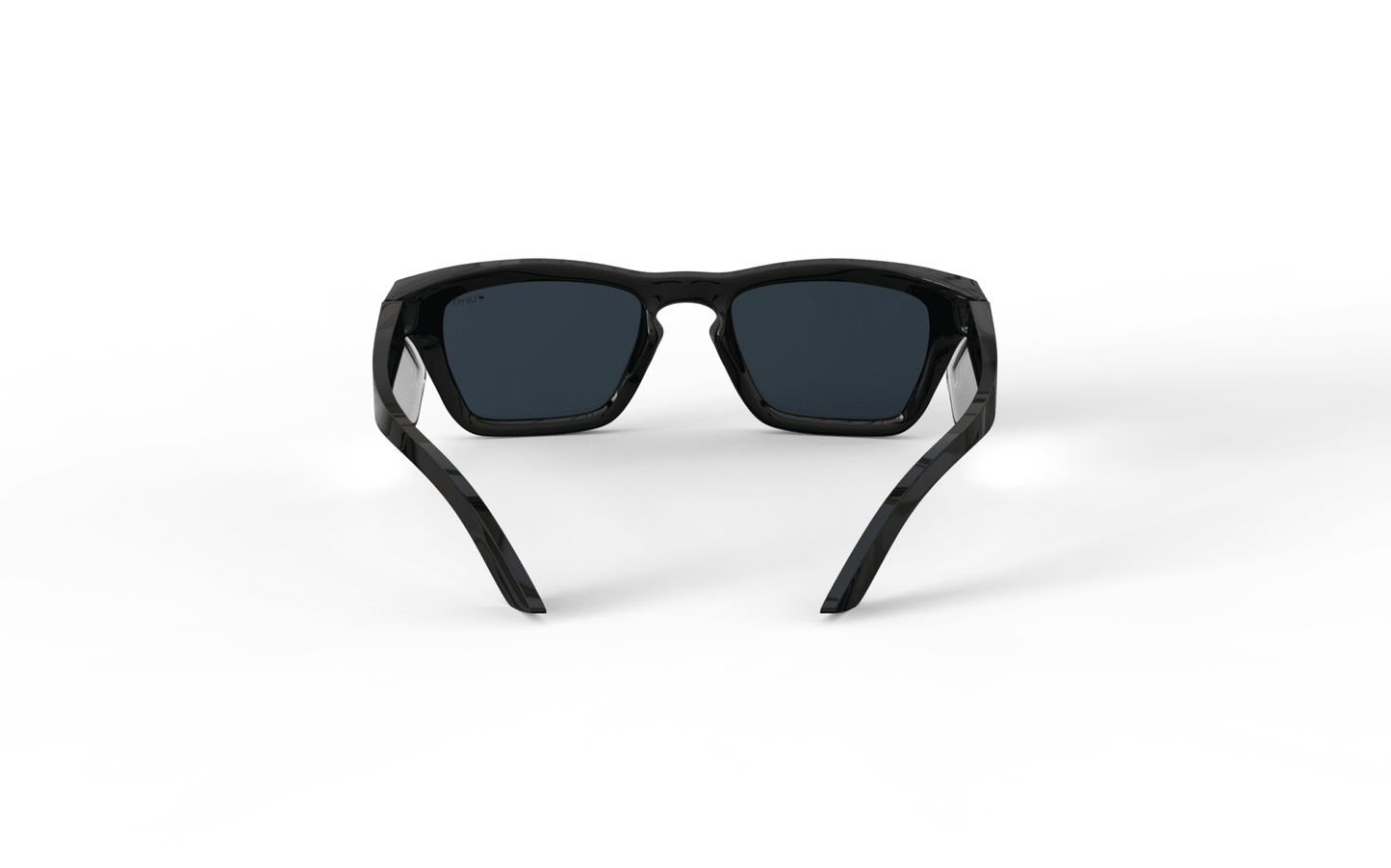 The Originals - Black Matt Frame and Clear Sides - Blue Mirror Polarised - EMU Safety