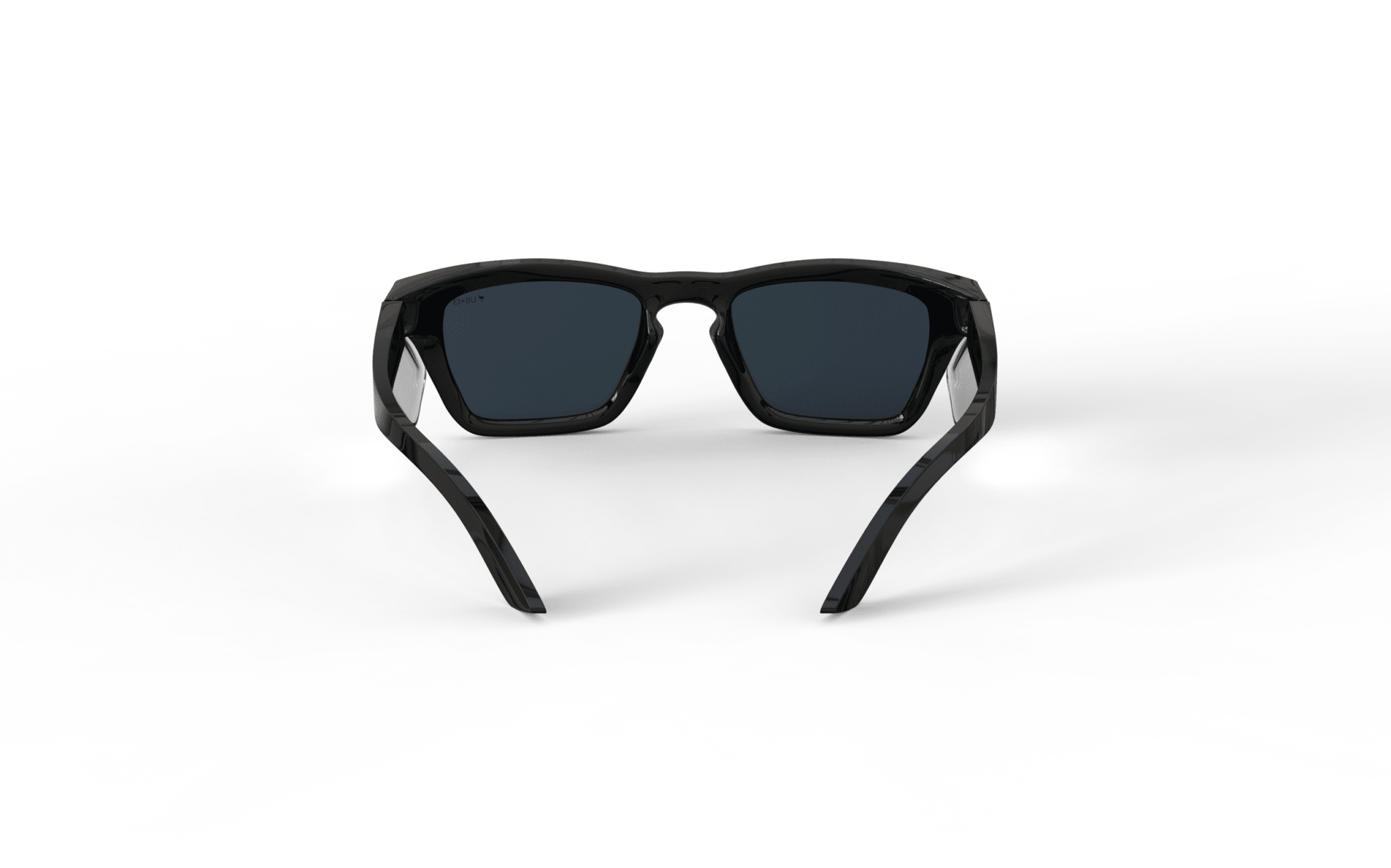 The Originals - Black Matt Frame and Clear Sides - Blue Mirror Polarised - EMU Safety