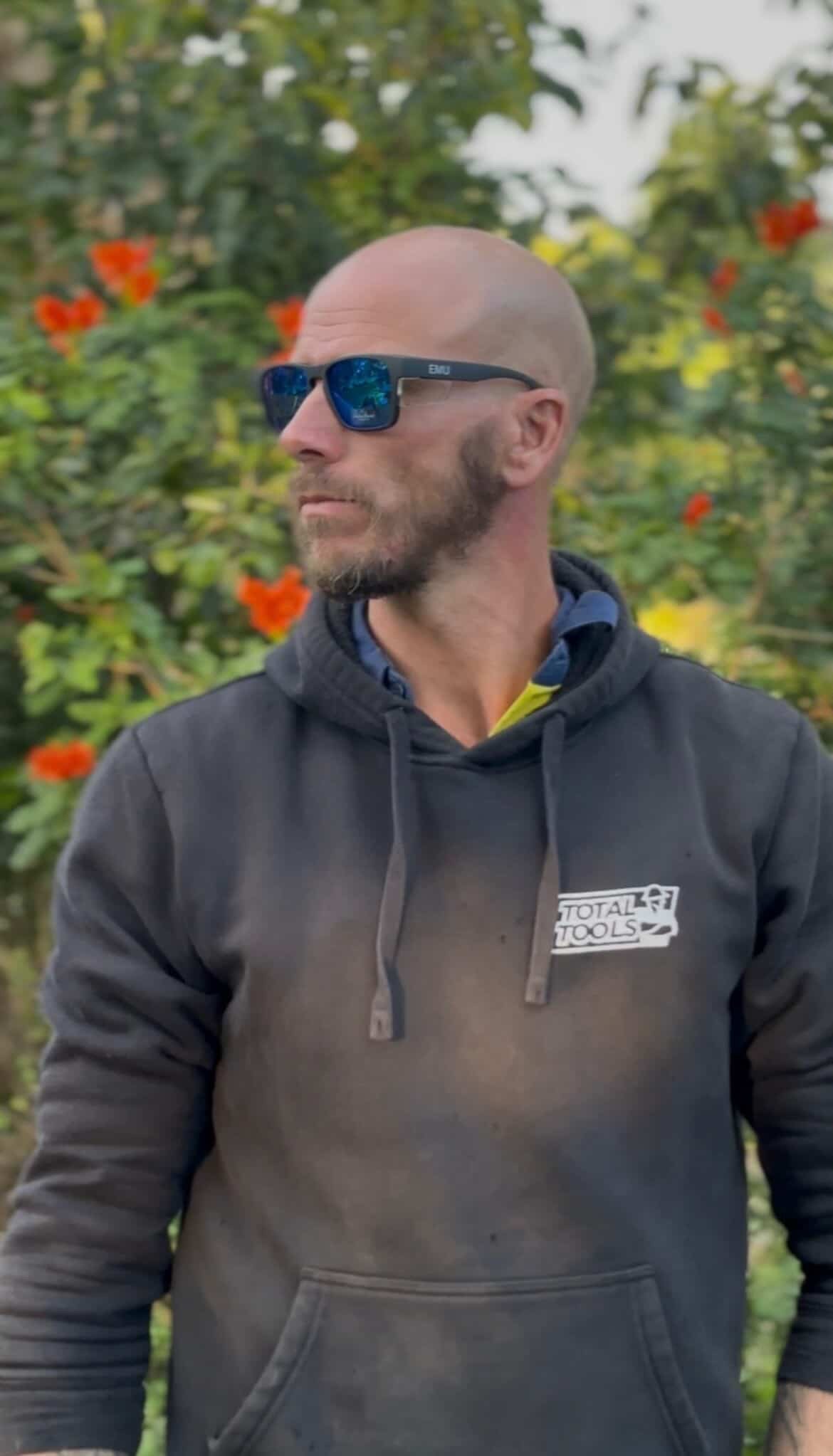 The Originals - Black Matt Frame and Clear Sides - Blue Mirror Polarised - EMU Safety