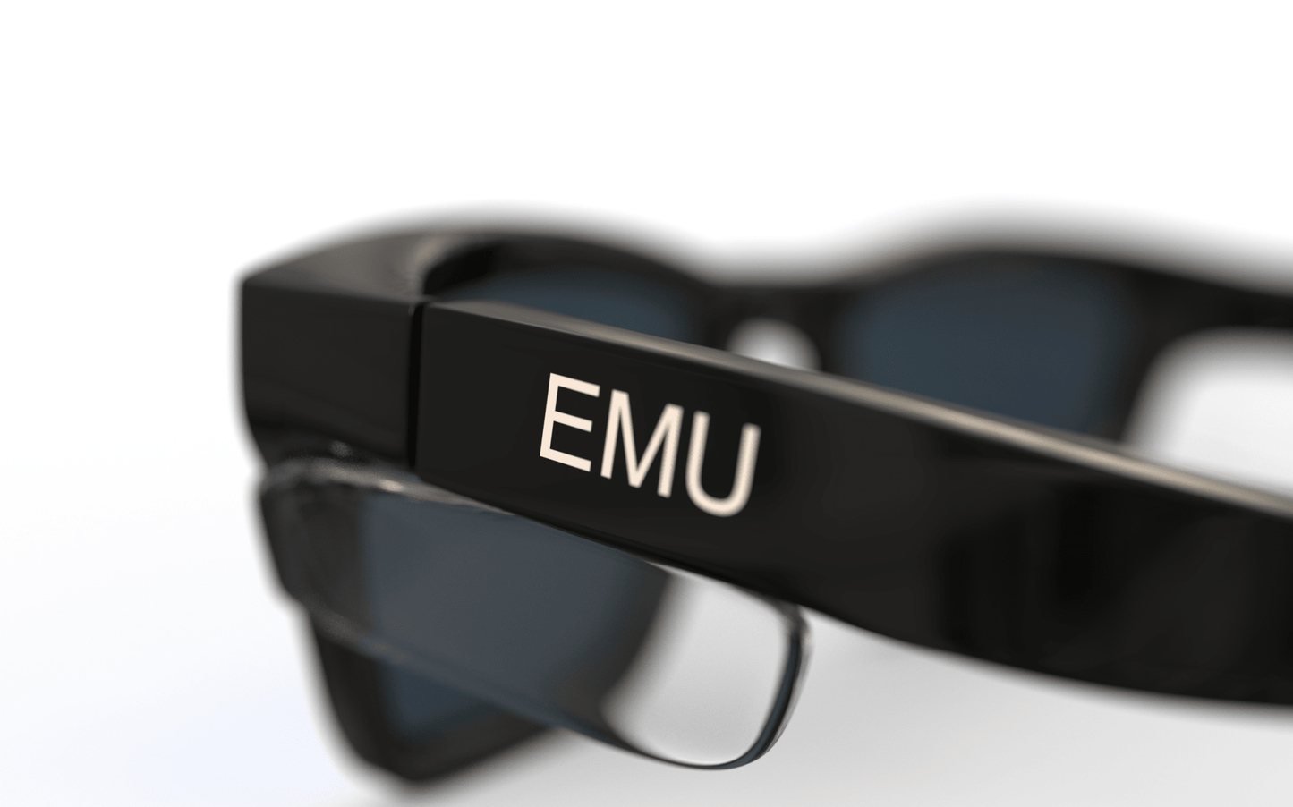 The Originals - Black Matt Frame and Clear Sides - Blue Mirror Polarised - EMU Safety